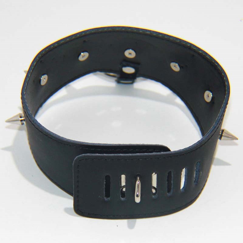 Sharp Spikes Collar Heavy - - Collars And Cuffs