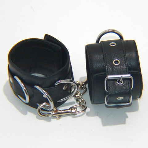 Sins4You Leather Wrist Cuffs - Cuffs and Restraints