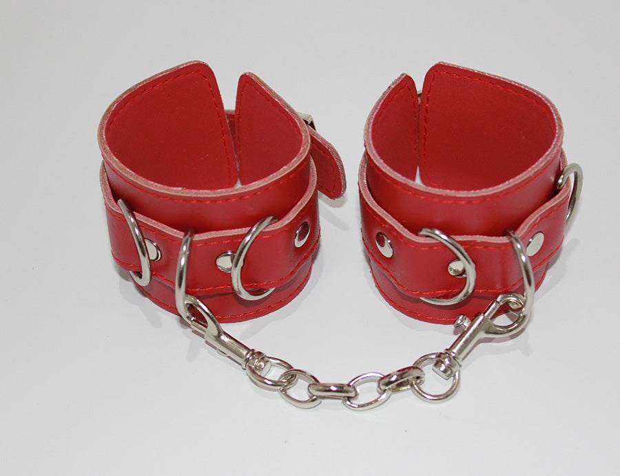 Sins4You Leather Wrist Cuffs - - Collars And Cuffs