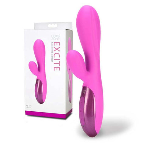UltraZone Excite 6X Rabbit Style Vibe - G-Spot Vibrators