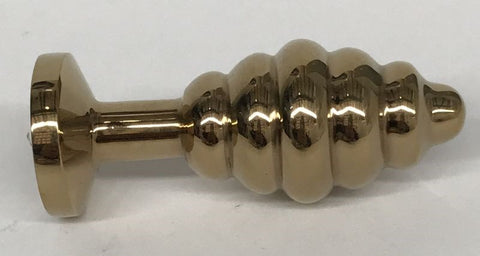 Wild Passion Anal Plug-Gold Medium - Steel Sex Toys