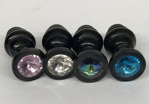 Wild Passion Black Anal Plug Medium - Steel Sex Toys