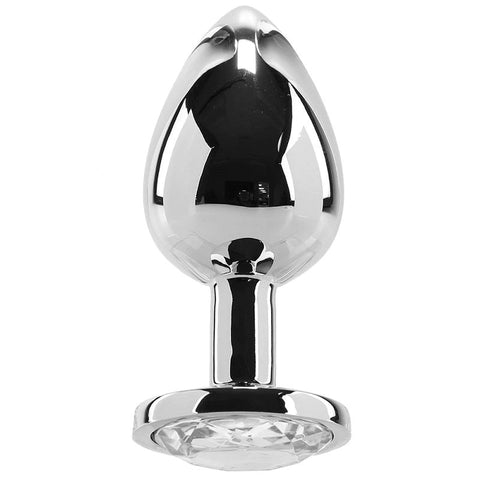 Adam and Eve Clear Gem Anal Plug - Butt Plugs