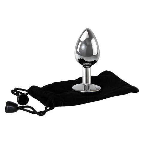 Adam and Eve Clear Gem Anal Plug - Butt Plugs