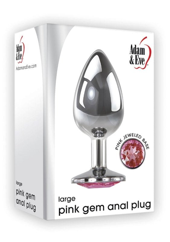 Adam and Eve Pink Gem Anal Plug - - Butt Plugs