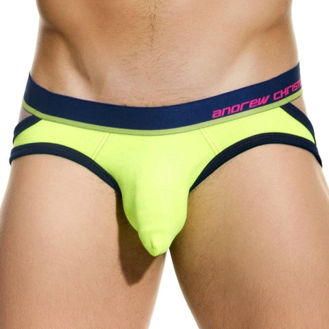 Almost Naked Comfort Jock Neon Yellow - Jocks and G-Strings