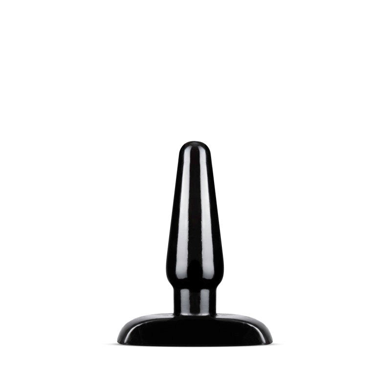 Anal Adventures Basic Anal Plug - Black - - Butt Plugs