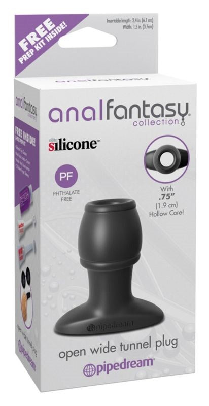 Anal Fantasy Collection Open Wide Tunnel Plug - - Butt Plugs