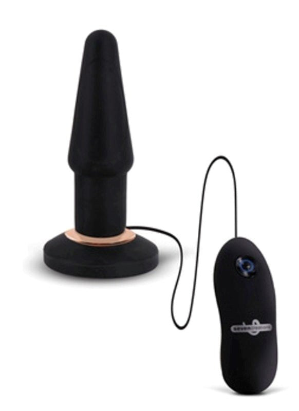 Apex Vibrating Butt Plug Black - - Anal Vibrators