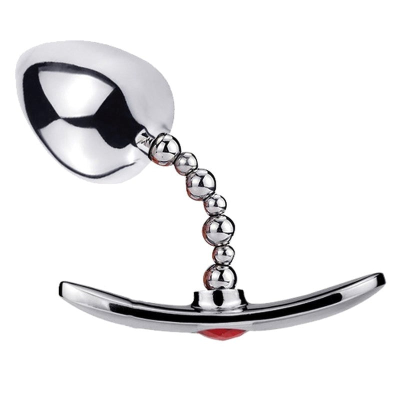 Bendable Steel Butt Plug - 1 Ball - - Steel Sex Toys