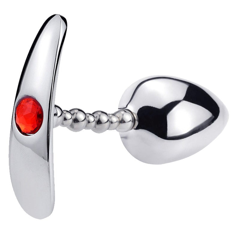 Bendable Steel Butt Plug - 1 Ball - - Steel Sex Toys