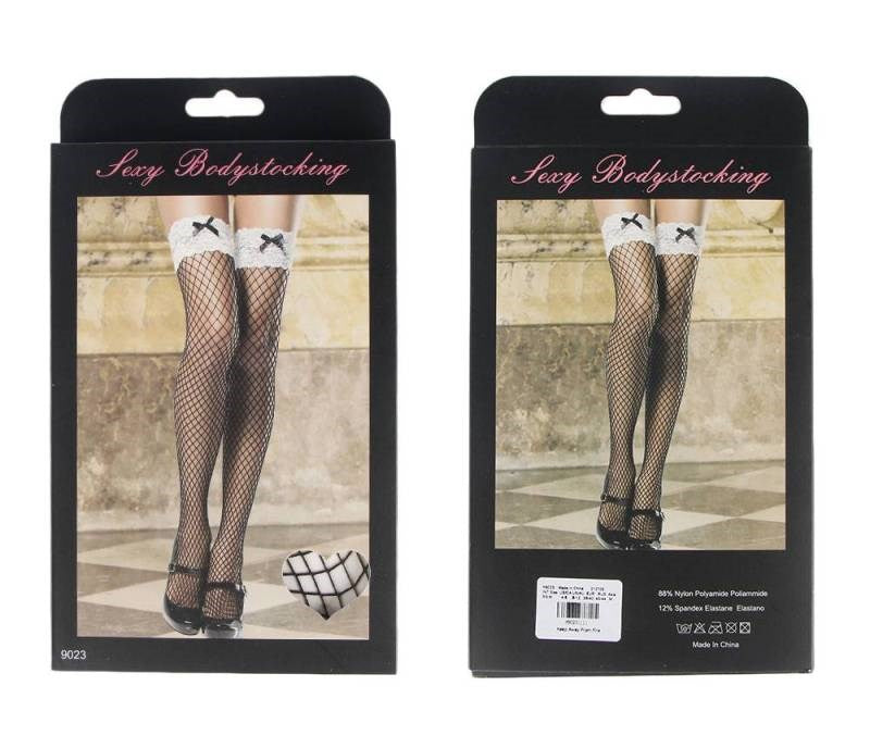 Black and White Sexy Stocking - - Hosiery