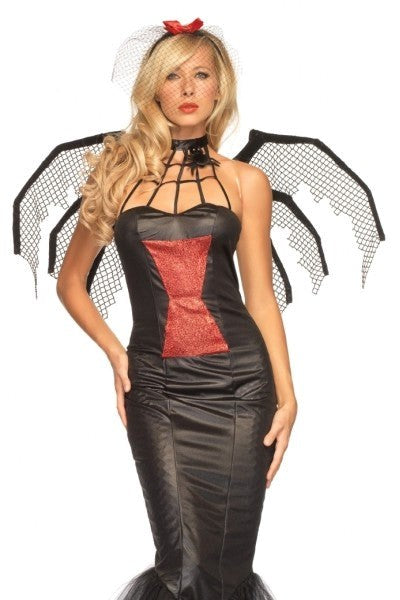Black Widow Beauty Costume - - Fancy Dress Ups