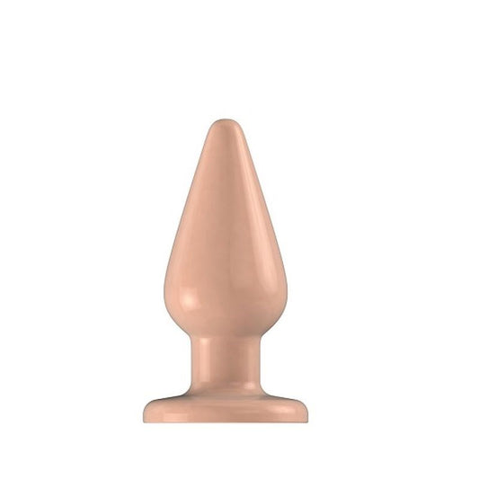 Bottom Line Rubber Butt Plug Flesh Model 1 - Butt Plugs