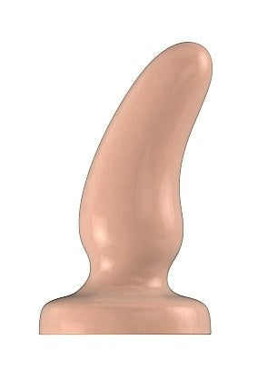 Bottom Line Rubber Butt Plug Flesh Model 7 - Butt Plugs
