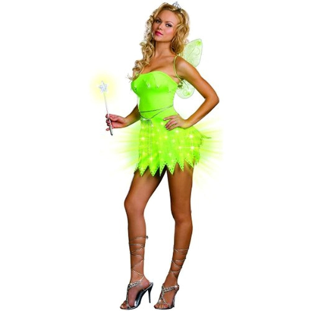 Bright Sprite Costume - - Fancy Dress Ups