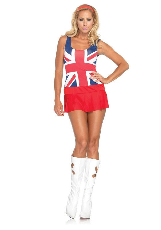 Cheeky Brit Costume - - Fancy Dress Ups