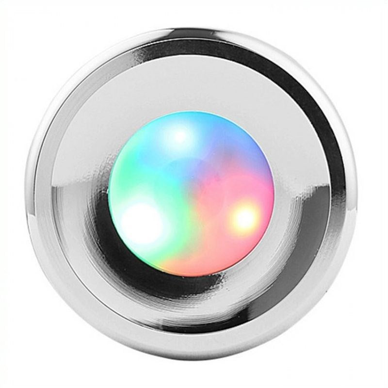 Colorful Light Stainless Steel Butt Plug - - Steel Sex Toys