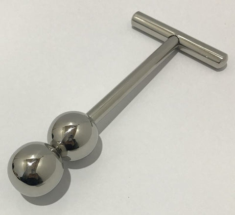 Depth Charger Anal Toy Metal with T-Bar Handle - Anal Beads and Balls