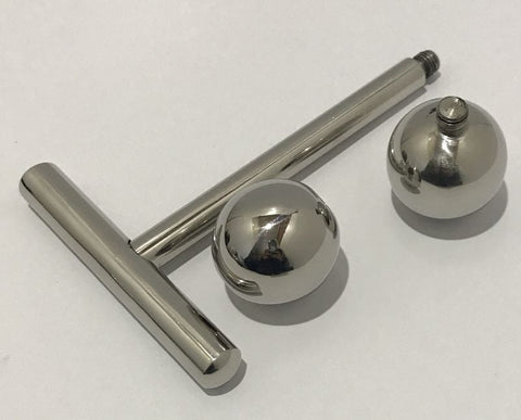 Depth Charger Anal Toy Metal with T-Bar Handle - Anal Beads and Balls