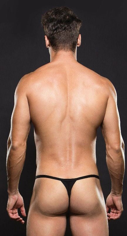 Envy Microfiber Magnetic G-String E042 Black - - Jocks and G-Strings