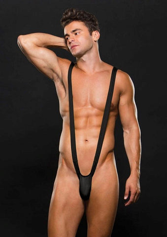 Envy Slingshot Mankini Black - His Fetish