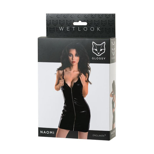 Glossy Wetlook Dress Naomi - Babydolls and Chemises