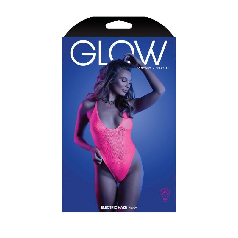 Glow Electric Haze Teddy - - Babydolls and Chemises