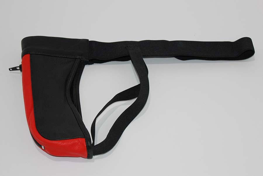 JAX Leather Jocks Black & Red - - Jocks and G-Strings