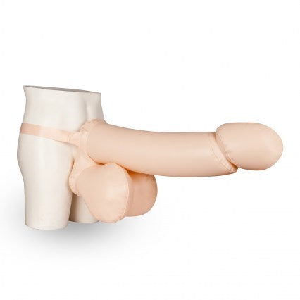 Jolly Booby Inflatable Penis with Straps - Bachelorette and Bucks