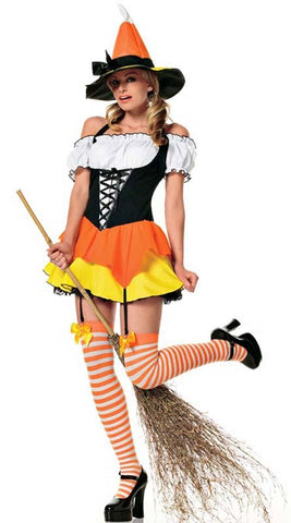 Kandy Korn Witch Costume - Fancy Dress Ups