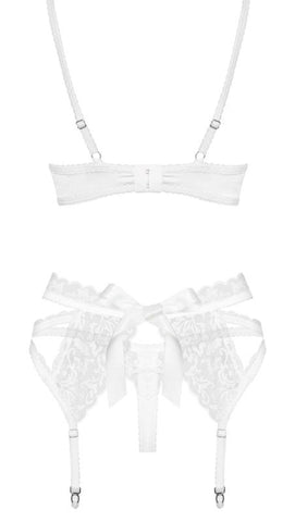 Lacy White Set 3 piece - Bras and Bra Sets