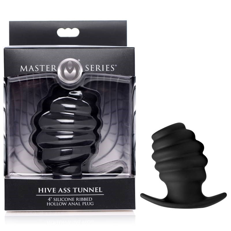 Master Series Hive Ass Ribbed Hollow Plug - - Butt Plugs