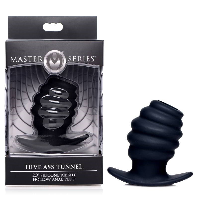 Master Series Hive Ass Ribbed Hollow Plug - - Butt Plugs