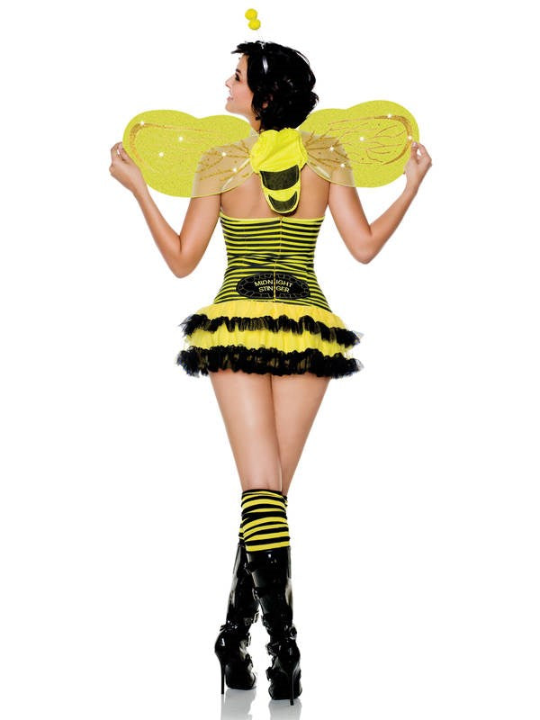 Midnight Stinger Yellow Costume - - Fancy Dress Ups