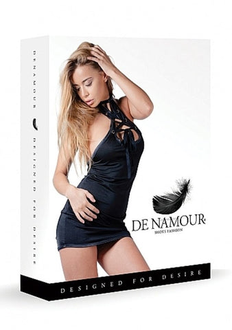 Mini Dress With Open Topping & G-String - Babydolls and Chemises