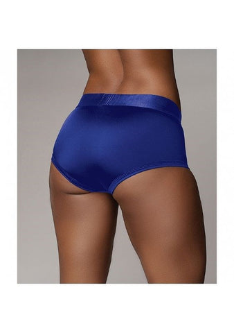 Ouch! Vibrating Strap-on Brief - Royal Blue - Strap On Sextoys