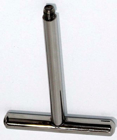 Pod Plunger Steel T-Bar - Steel Sex Toys