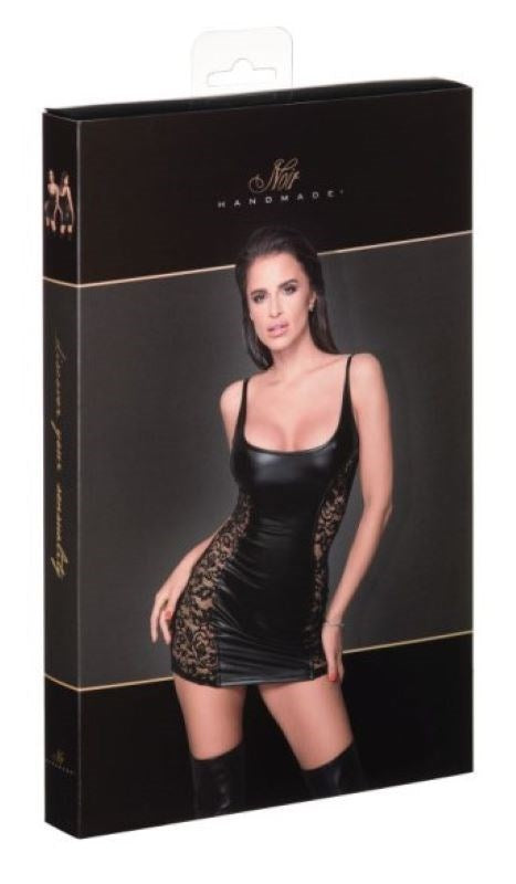 Power Wetlook Dress With Lace Inserts BDSM Lingerie - Fancy Dress Ups