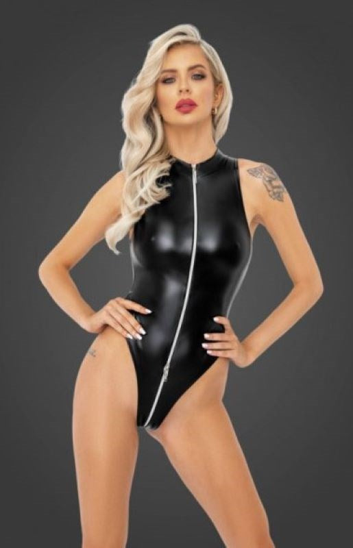 Powerwetlook Body with Front Zipper - - Her Fetish