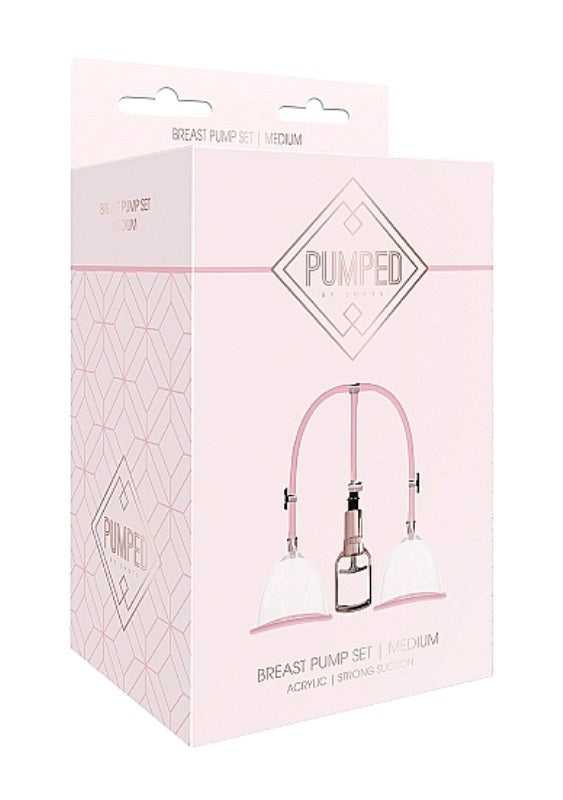 Pumped Breast Pump Set Rose - - Breast and Nipple Toys