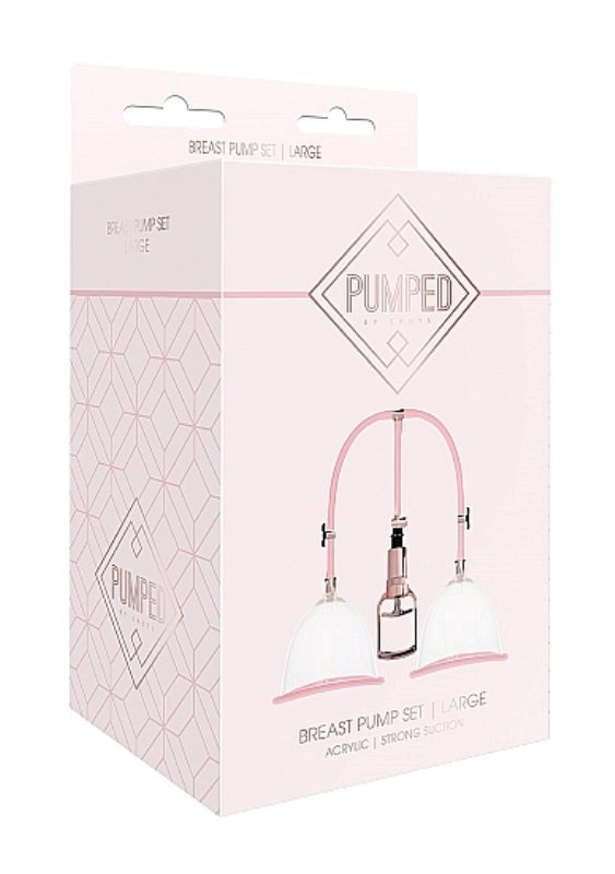 Pumped Breast Pump Set Rose - - Breast and Nipple Toys