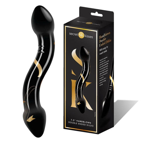Secret Kisses Handblown Double Ended Dildo - Double Ender