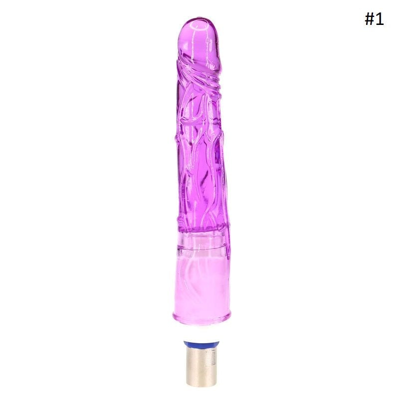 Sex Machine 3 Pin Non Realistic Attachments - - Non-Realistic Dildos