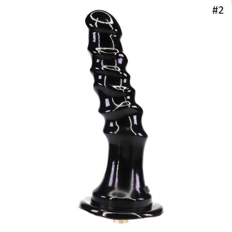 Sex Machine 3 Pin Non Realistic Attachments - - Non-Realistic Dildos