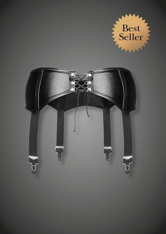 Sexy Garter Belt with Erotic Back Lacing - - Bras and Bra Sets