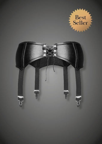 Sexy Garter Belt with Erotic Back Lacing - Bras and Bra Sets