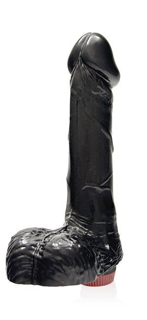 SI Ignite Vibrating Cock with Balls Black - - Realistic Dildos