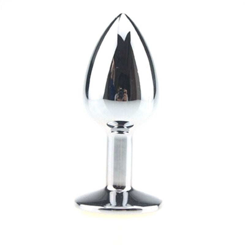 Smiling Face Steel Anal Plug - - Steel Sex Toys