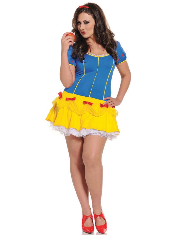 Snow Princess Costume - - Fancy Dress Ups